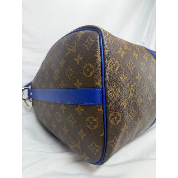Louis Vuitton Keepall Bandoulière 50 Monogram Indigo Blue G73 SPB-MS 354490 - Picture 8 of 16